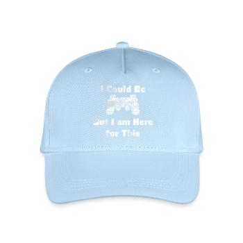 Chemise de jeu drôle, cadeau gamer/nerd - Casquette de baseball bio Enfant - bleu clair - Devant