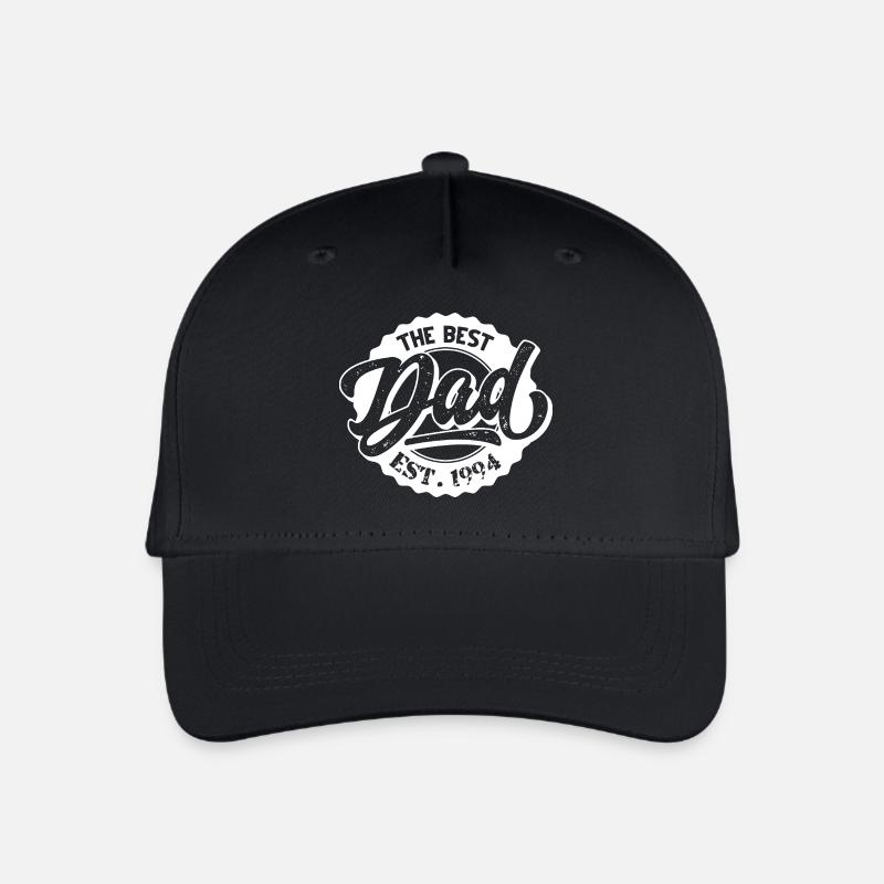 Le Meilleur Papa EST 1994 - Casquette de baseball bio Enfant - noir