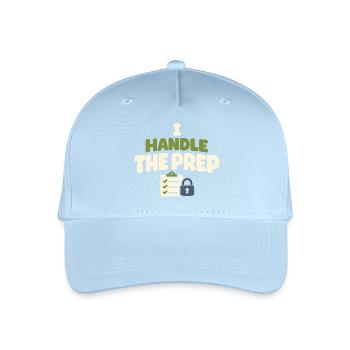 Familienvorsorge Notfallplaner Prepper - Kinder Bio Basecap - Hellblau - Vorne