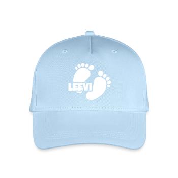 Baby Leevi - Kinder Bio Basecap - Hellblau - Vorne