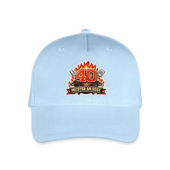 40 Master on the grill - Organic Kids’ Baseball Cap - light blue - Front