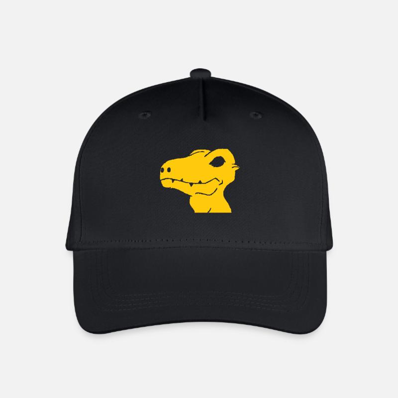 Dino Augmon Digimon gelb Geschenk - Kinder Bio Basecap - Schwarz