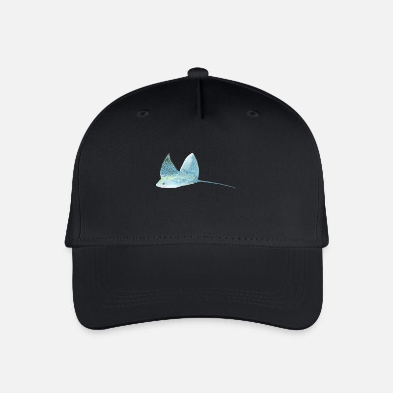 Rochen - Kinder Bio Basecap - Schwarz