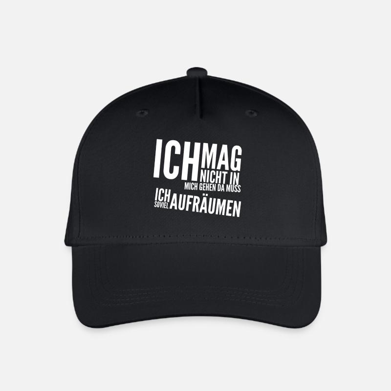 Lustiger Spruch - Kinder Bio Basecap - Schwarz