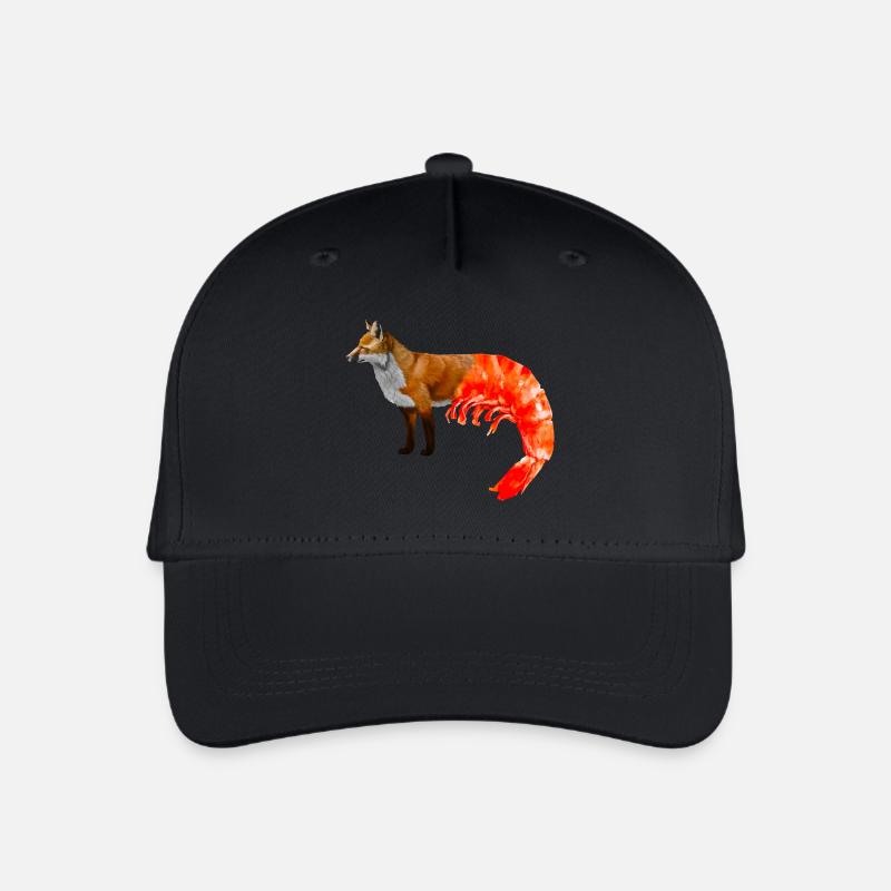 Mélange renard-crevette - Casquette de baseball bio Enfant - noir