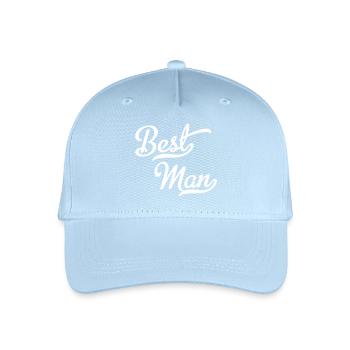 Best man - Organic Kids’ Baseball Cap - light blue - Front