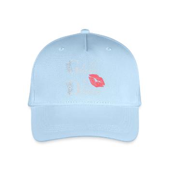 Too Glam to Give a Damn - Funny Quote - Organic Kids’ Baseball Cap - light blue - Front