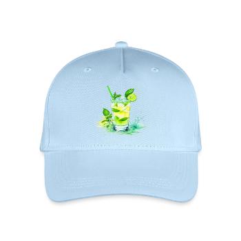 Mojito - Organic Kids’ Baseball Cap - light blue - Front