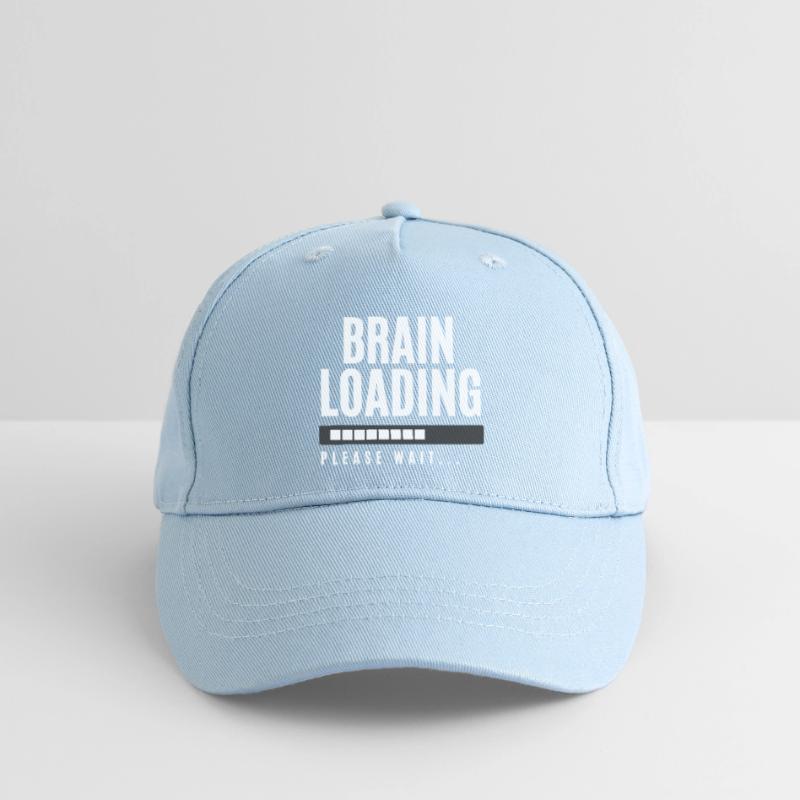 Brain Loading Please Wait Organic Kids’ Baseball Cap