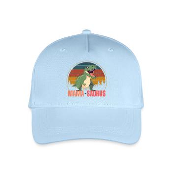 Mama saurus - Kinder Bio Basecap - Hellblau - Vorne