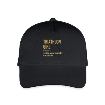 triathlon - Casquette de baseball bio Enfant - noir - Devant