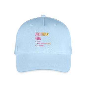 Austria - Organic Kids’ Baseball Cap - light blue - Front