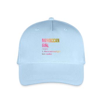 Morocco - Organic Kids’ Baseball Cap - light blue - Front