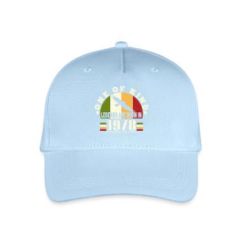 Legend Born 1978 Birthday 46 Years - Organic Kids’ Baseball Cap - light blue - Front