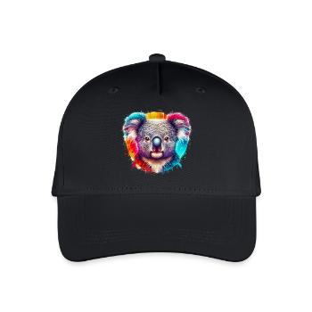 Koala - Kinder Bio Basecap - Schwarz - Vorne