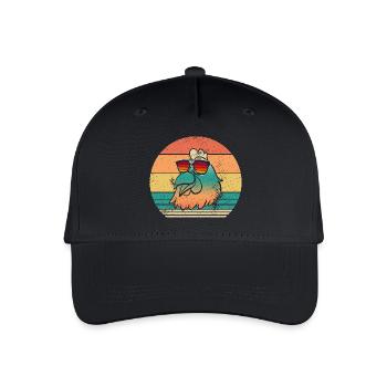 Chickens Hen - Organic Kids’ Baseball Cap - black - Front
