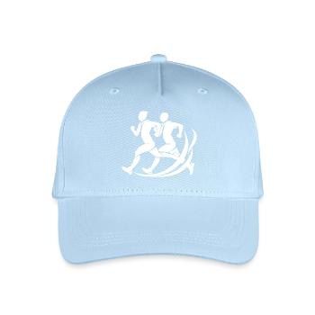 Jogger Sketch - Organic Kids’ Baseball Cap - light blue - Front
