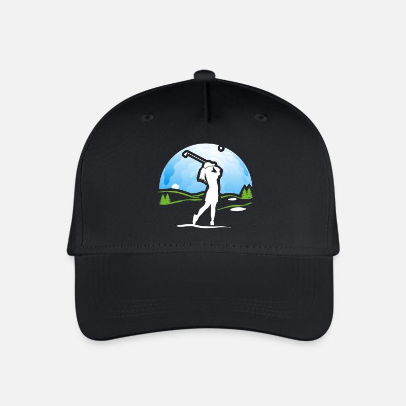 Golfer Golf Golf Shirt Gift - Organic Kids’ Baseball Cap - black