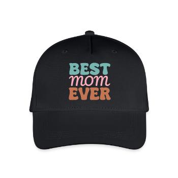 Mom - Organic Kids’ Baseball Cap - black - Front