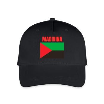 T-Shirt mit Flagge von Madinina Martinique - Kinder Bio Basecap - Schwarz - Vorne