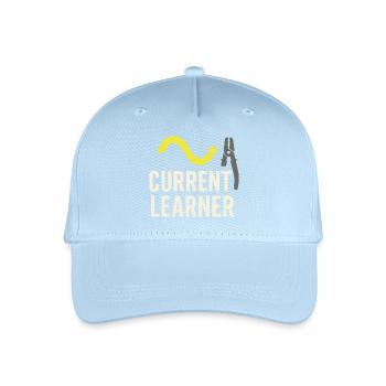 Apprentice electrician, student in the electrical trade - Organic Kids’ Baseball Cap - light blue - Front
