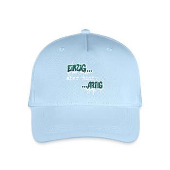 Einzig aber nicht ARTIG - Kinder Bio Basecap - Hellblau - Vorne