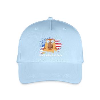 Capybara - Kinder Bio Basecap - Hellblau - Vorne