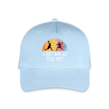Retrouve-moi à la fosse - Casquette de baseball bio Enfant - bleu clair - Devant