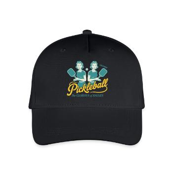 Pickleball The Glorious Of Rallies Funny Player - Organic Kids’ Baseball Cap - black - Front