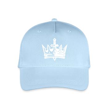 Crown Sword - Organic Kids’ Baseball Cap - light blue - Front