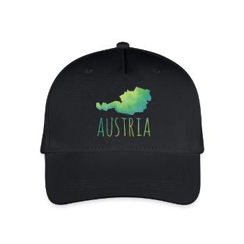 austria - Organic Kids’ Baseball Cap - black - Front