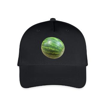 melon watermelon watermelon veggie gemues - Organic Kids’ Baseball Cap - black - Front