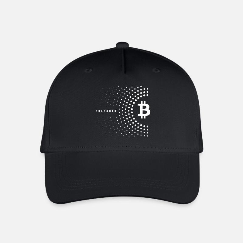 Bitcoin Prepared - Casquette de baseball bio Enfant - noir