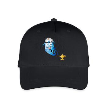 golden oriental magic lamp & genie in a bottle - Organic Kids’ Baseball Cap - black - Front