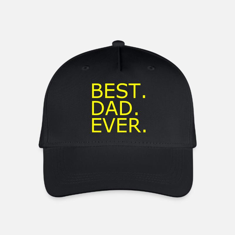 Best dad ever - Kinder Bio Basecap - Schwarz
