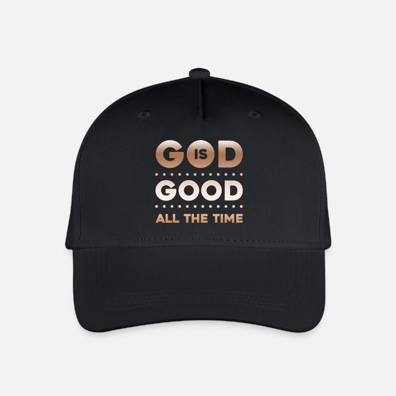 God is Good all the Time - Kinder Bio Basecap - Schwarz