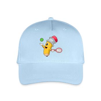 Bleistift Tennis Tennisschläger - Kinder Bio Basecap - Hellblau - Vorne
