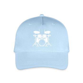 Croquis de tambour - Casquette de baseball bio Enfant - bleu clair - Devant