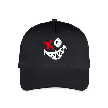 Purge Smilie Techwear Style - Casquette de baseball bio Enfant - noir - Devant