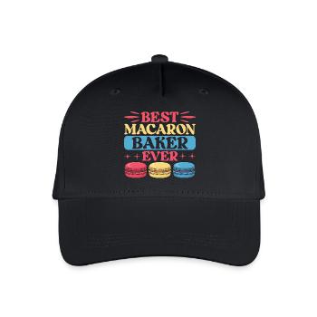 Macaron French Desserts - Organic Kids’ Baseball Cap - black - Front