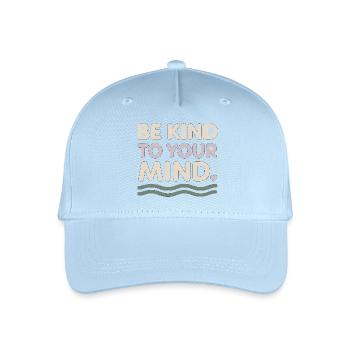 Mental health awareness, - Organic Kids’ Baseball Cap - light blue - Front