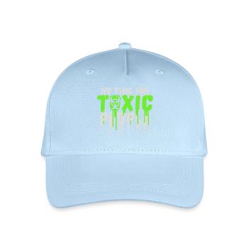 No Time Toxic People Boundaries Self Care Saying - Organic Kids’ Baseball Cap - light blue - Front
