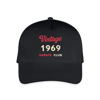 Vintage 1969 – Année de naissance rétro du Karate Club - Casquette de baseball bio Enfant - noir - Devant