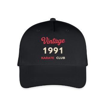 Vintage 1991 – Année de naissance rétro du Karate Club - Casquette de baseball bio Enfant - noir - Devant