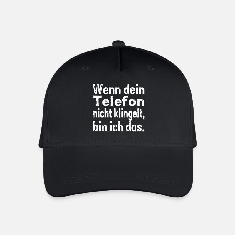 If your phone doesn't ring, that's me. - Organic Kids’ Baseball Cap - black