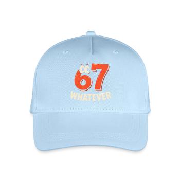 Six Seven Whatever Italian Brainrot Humor Meme - Organic Kids’ Baseball Cap - light blue - Front