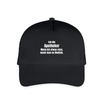Apotheker - Kinder Bio Basecap - Schwarz - Vorne