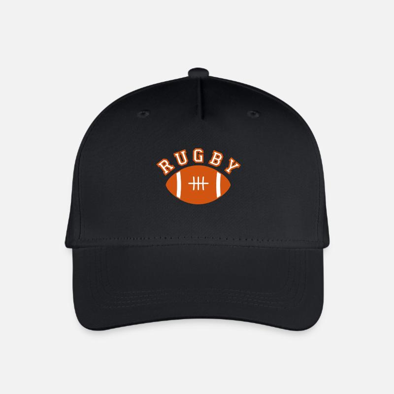 Rugby - Casquette de baseball bio Enfant - noir