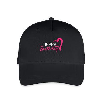 Happy Birthday - Organic Kids’ Baseball Cap - black - Front