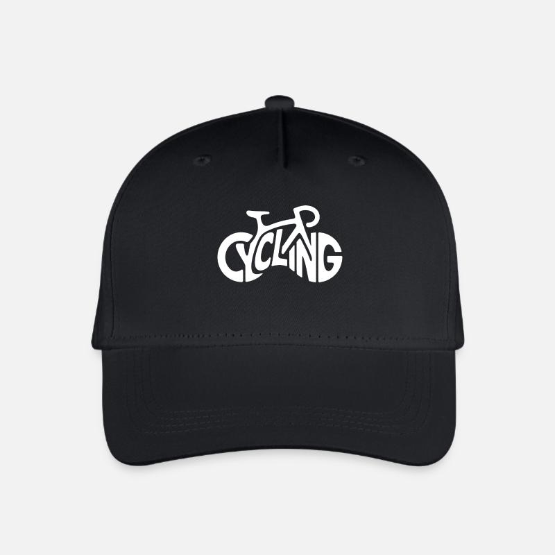 Radfahren - Cool Bike Logo - Kinder Bio Basecap - Schwarz